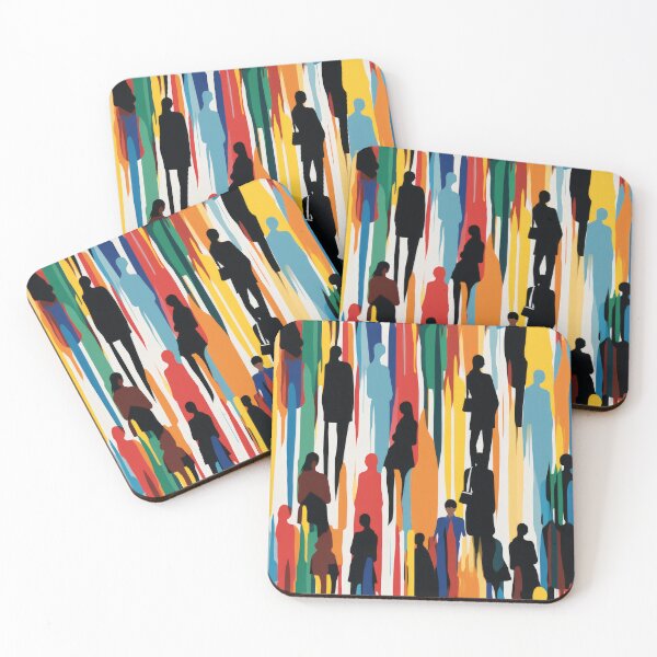 Item preview, Colorful Population Of People designed and sold by Jiinkyy.