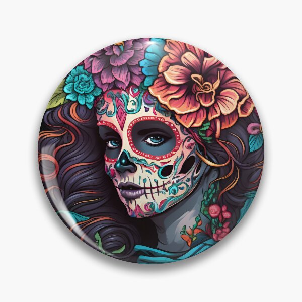 Item preview, Colorful catrina designed and sold by edleon.