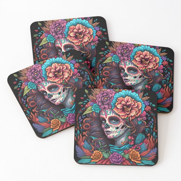 Item preview, Colorful catrina designed and sold by edleon.