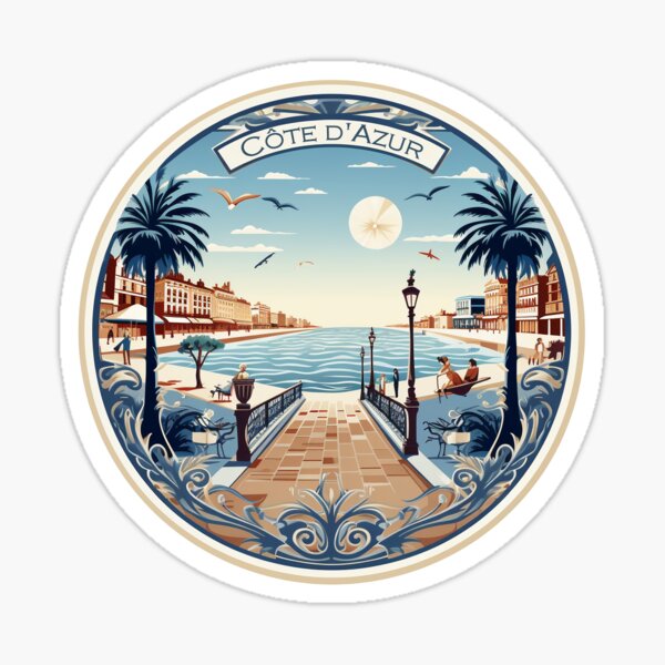 Item preview, France inspired - Cote d'azur nr. 2 designed and sold by Brandonar.
