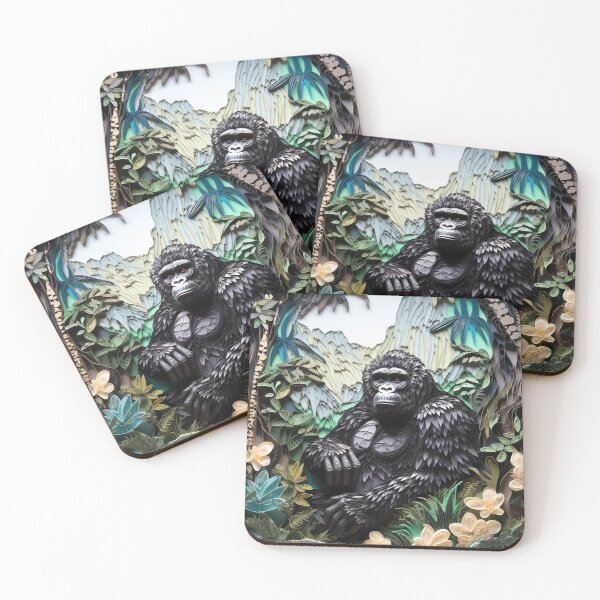 Item preview, Peace Gorilla designed and sold by RiverstepStudio.