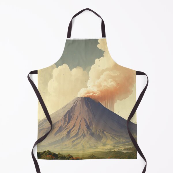 Item preview, A Vintage Travel Illustration of Paricutin Volcano - Mexico designed and sold by GoodOldVintage.