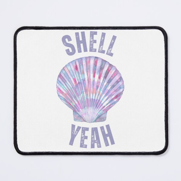 Item preview, SHELL YEAH Funny Seashell Mermaid designed and sold by mermaidmegan.