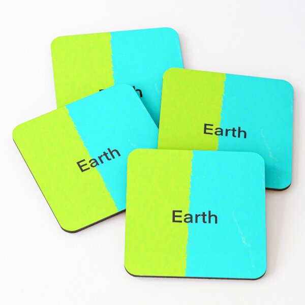 Item preview, There are 2 sides with 2 colors of the word Earth. designed and sold by lukesubbby.