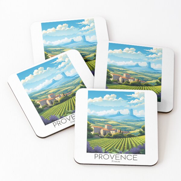 Item preview, A Vintage Travel Illustration of Provence - France designed and sold by GoodOldVintage.