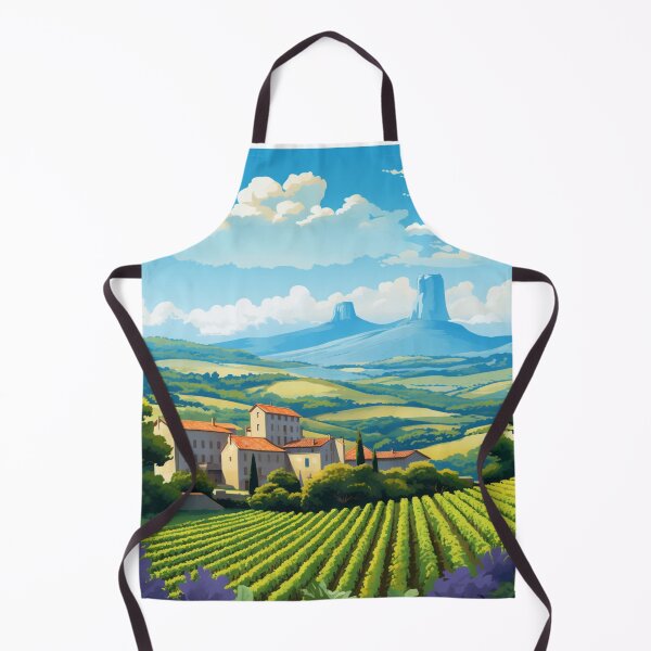 Item preview, A Vintage Travel Illustration of Provence - France designed and sold by GoodOldVintage.