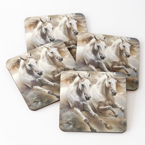 Item preview, Horses in a wild gallop designed and sold by Stroka-AI-Art.