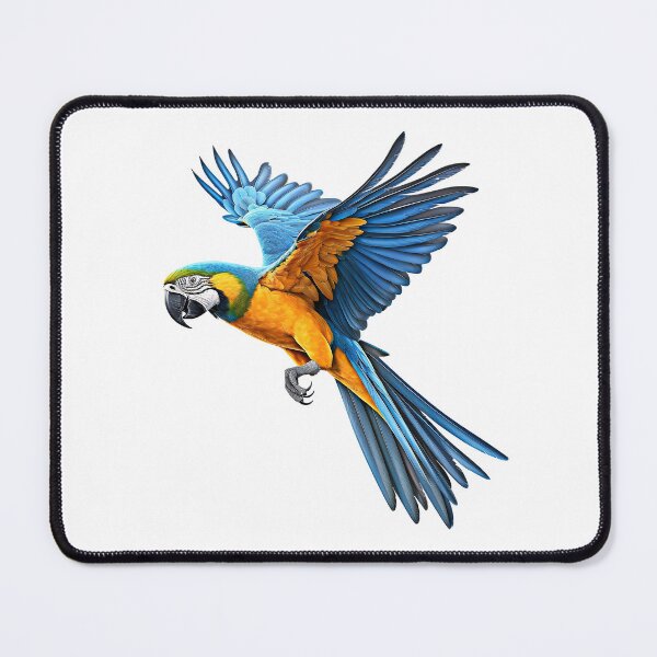 Item preview, Blue and yellow macaw designed and sold by MiraCleAI.