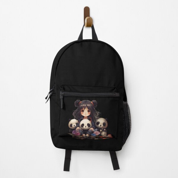 Item preview, Anime Kawaii Girl Pandas designed and sold by razygoat.