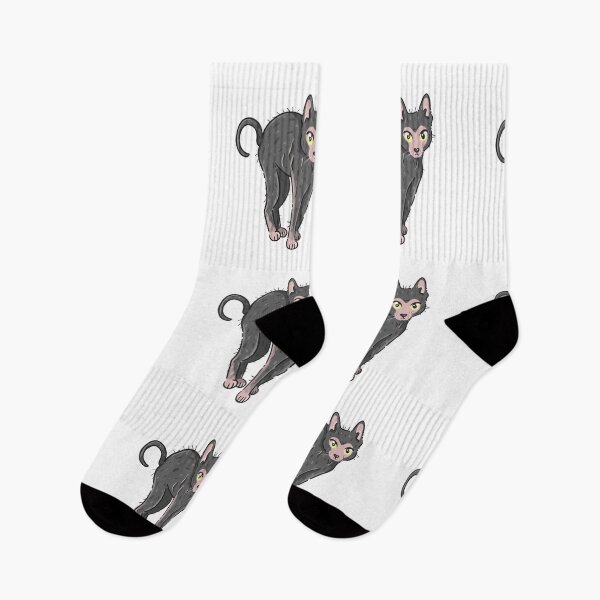 Item preview, The Charm of the Unique Fur: The gray Sphynx cat with a touch of fur designed and sold by Arteconcolita By greis.