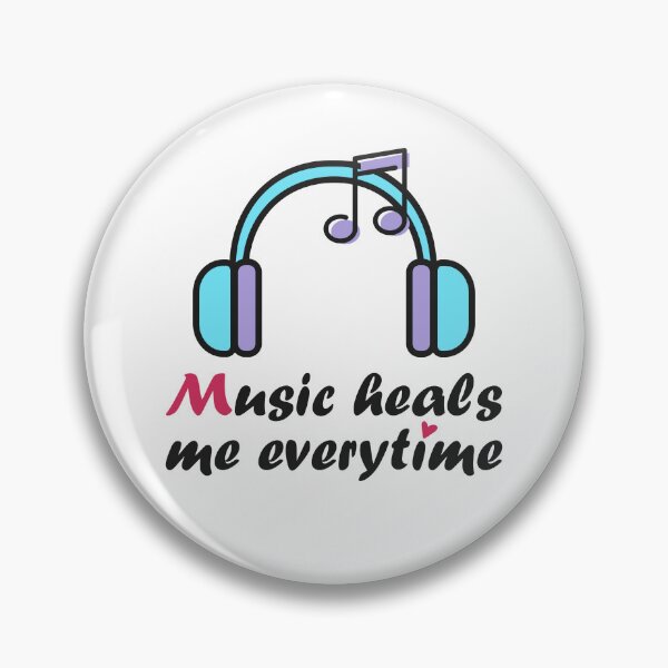 Item preview, Music heals me everytime designed and sold by HandicraftArt.