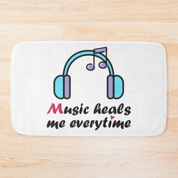 Item preview, Music heals me everytime designed and sold by HandicraftArt.