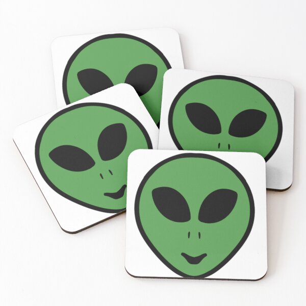 Item preview, Cute Green Alien Head designed and sold by MNRShop1.