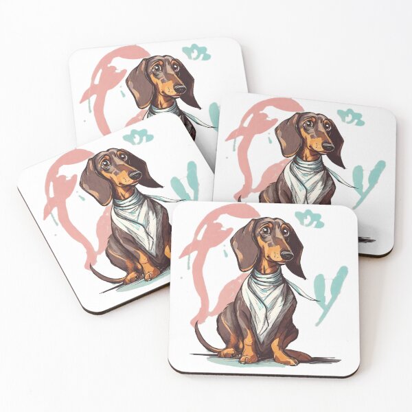 Item preview, daschund designed and sold by Desordian.