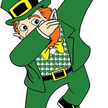 Artwork thumbnail, Dabbin' Leprechaun by EthosWear