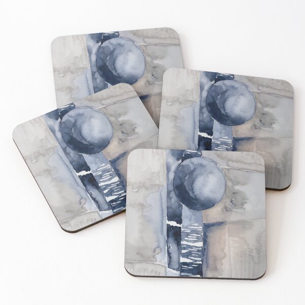 Item preview, Blue gray abstract designed and sold by ElaSzczepaniak.