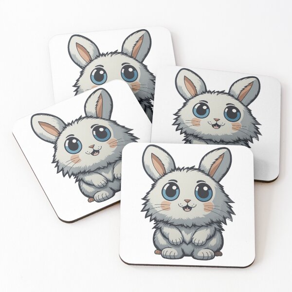 Item preview, Etiqueta engomada linda del conejito - Ilustración adorable del conejo para las computadoras portátiles y amp; ¡Más! designed and sold by StickerguyYYY.