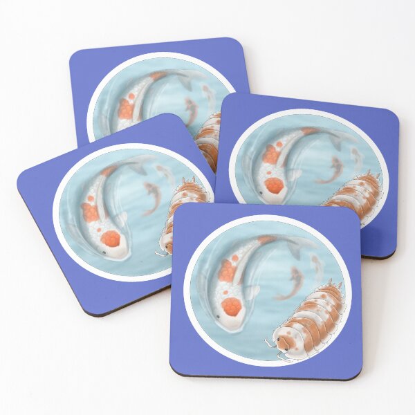 Item preview, Porcellio Scaber "Orange Koi" designed and sold by Pods-n-Pugs.