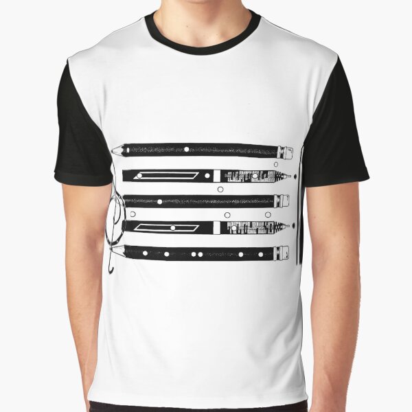 Pens and Pencils Graphic T-Shirt