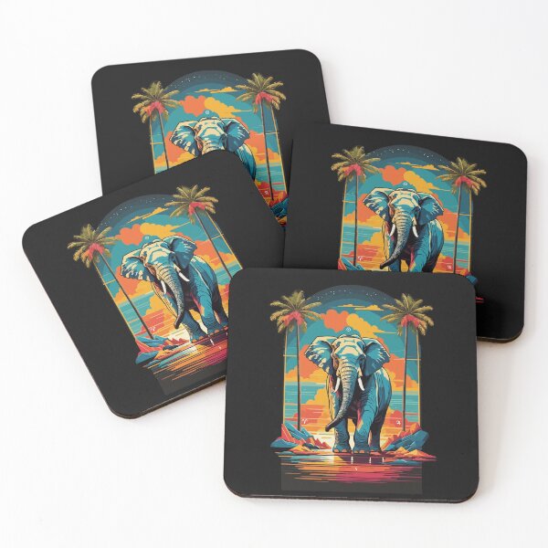 Item preview, Elephant visits Miami Beach  designed and sold by Zeus-Prime.