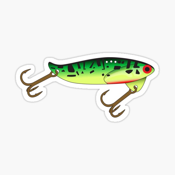 Blade Bait Fishing Lure - Sonar Chartreuse  Sticker for Sale by  BlueSkyTheory