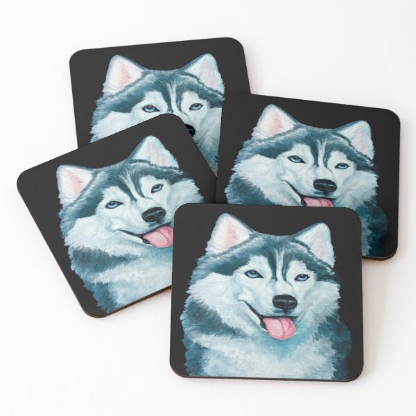 Item preview, Siberian Husky Paint Black designed and sold by Becooldesing.