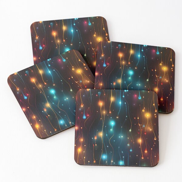 Item preview, Abstract colorful fairy lights designed and sold by enipra.