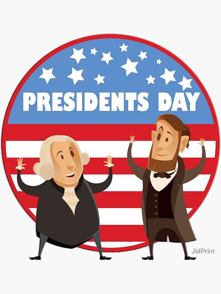 "Presidents Day Sticker" Stickers by JMPrint Redbubble