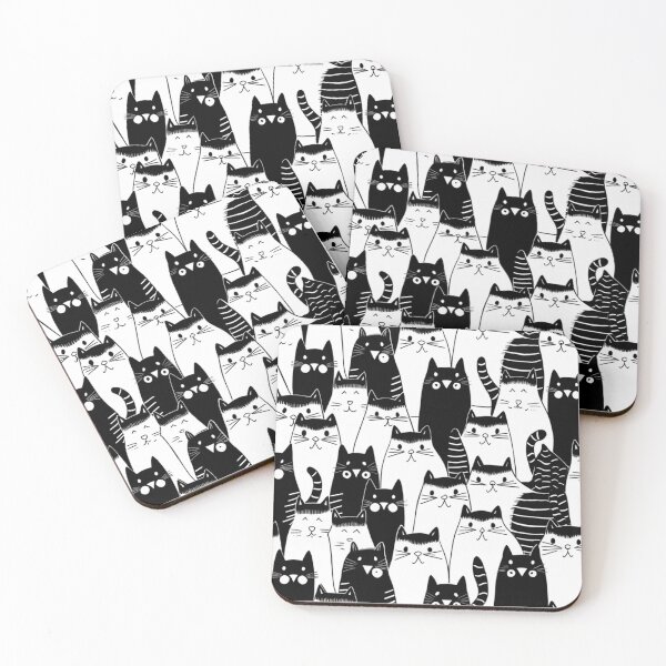 Item preview, Happy Cat Pattern - Whimsical Feline Delight for Cat Lovers designed and sold by joanwatson45.