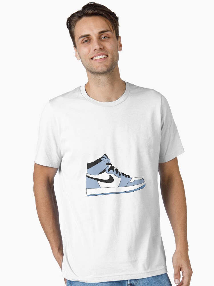 blue jordan 1 shirt
