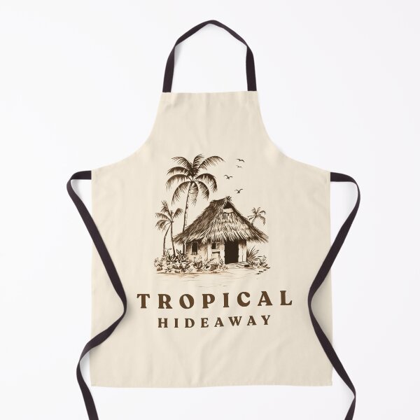 Item preview, Tropical Hideaway Tiki designed and sold by Retro Travel Design.