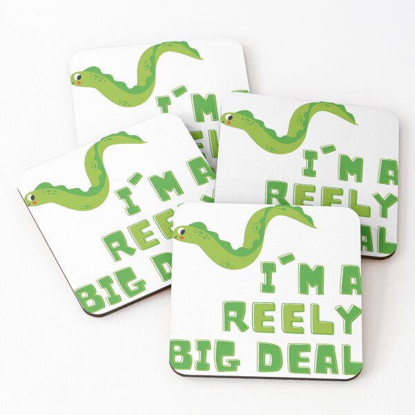 Item preview, I'm a rEELy Big Deal, Funny Eel, Ocean Animal Pun designed and sold by mermaidmegan.