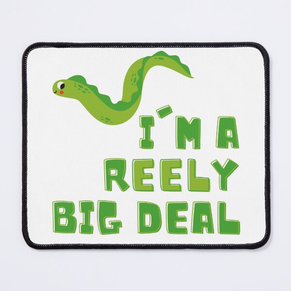 Item preview, I'm a rEELy Big Deal, Funny Eel, Ocean Animal Pun designed and sold by mermaidmegan.