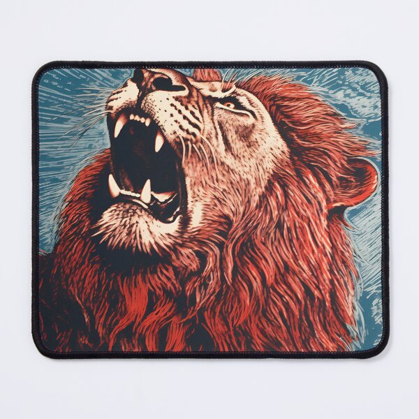 Aperçu de l'œuvre Lion rouge créée et vendue par SilverSpell.