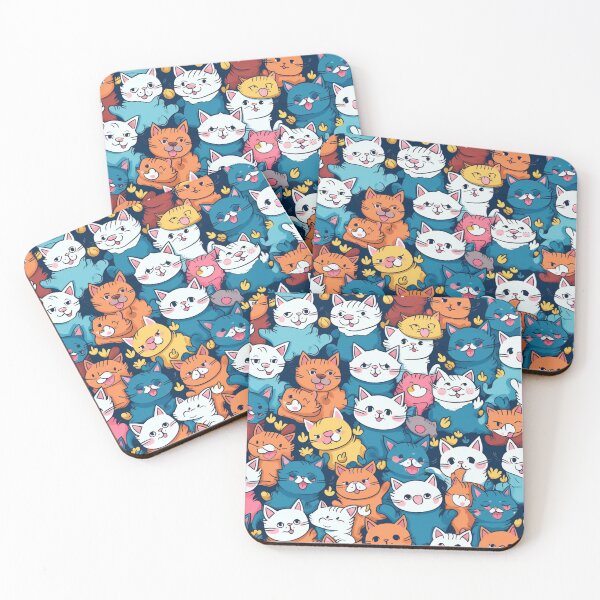 Item preview, Vibrant Cats - Energetic and Colorful Feline Masterpieces designed and sold by joanwatson45.