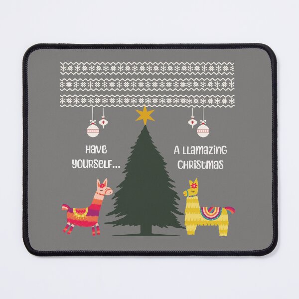 Item preview, Cute Christmas Llamas under a Christmas Tree designed and sold by Gear Camel.