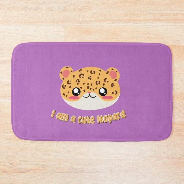Item preview, cute leopard face with text designed and sold by yessebel.