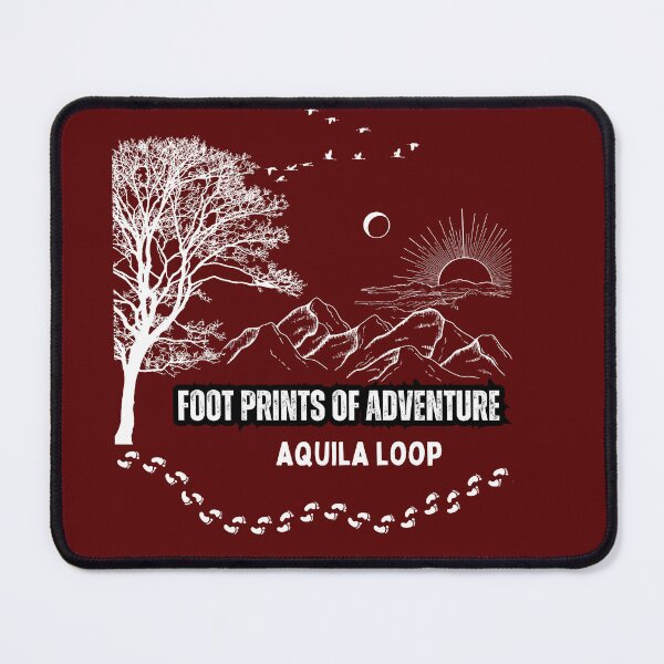 Item preview, Footprints of adventure, Aquila Loop designed and sold by exconclothing.
