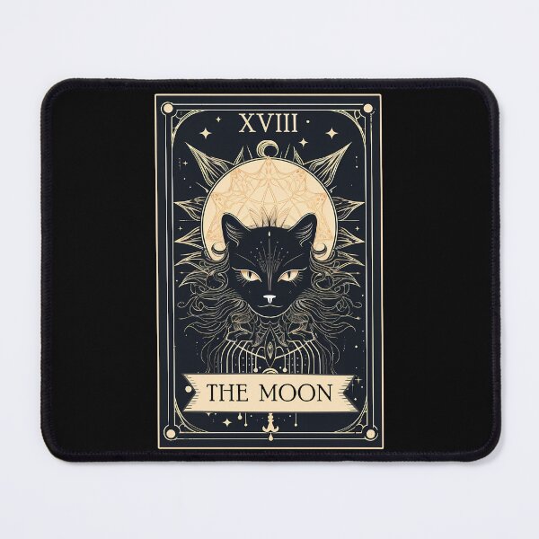 Item preview, Tarot Card The Moon Design for Lunar Whispers Mystic Souls Funny Halloween Design designed and sold by trendyzcom.