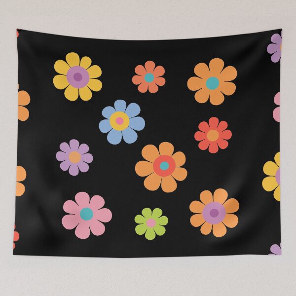 Item preview, Groovy cute flower power sticker set designed and sold by retrippy.