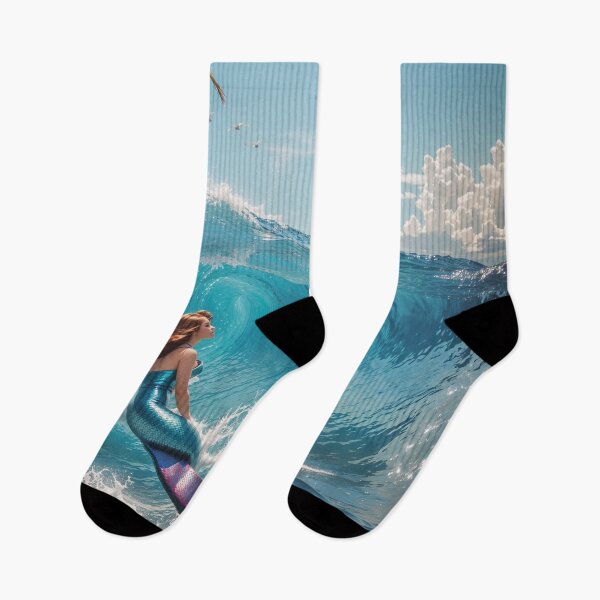Item preview, Mermaid in a turbulent sea designed and sold by Lazoni.