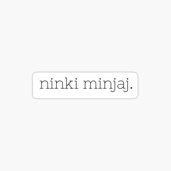 "Ninki minjaj " Sticker for Sale by bed012 | Redbubble