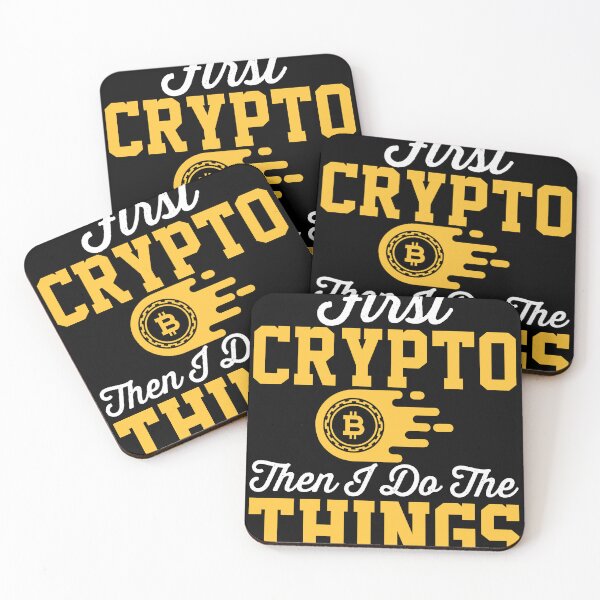 Item preview, First Crypto Then I Do Things designed and sold by Print_Fuse.