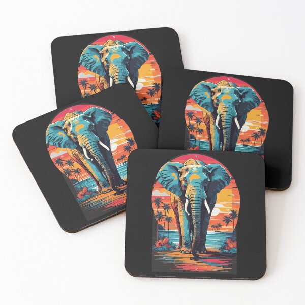 Item preview, Elephant visits Miami Beach 3  designed and sold by Zeus-Prime.