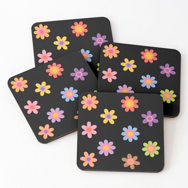 Item preview, Groovy cute flower power sticker bundle designed and sold by retrippy.