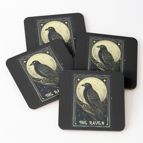 Item preview, Tarot Card The Raven - Adaptability Fearlessness Majestic Power Halloween Design designed and sold by trendyzcom.
