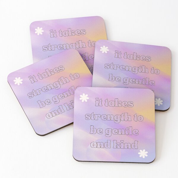 Item preview, It Takes Strength to Be Gentle and Kind Girly Gradient designed and sold by isabellatried.