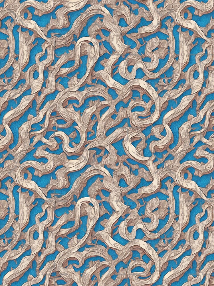 Thumbnail 4 of 4, iPhone Case, Twisted Root Pattern designed and sold by JakeMauiDesign.