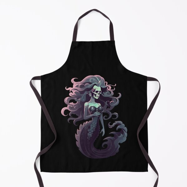 Item preview, Skelemaid Skeleton Dark Mermaid - Siren of the Abyss Design designed and sold by trendyzcom.