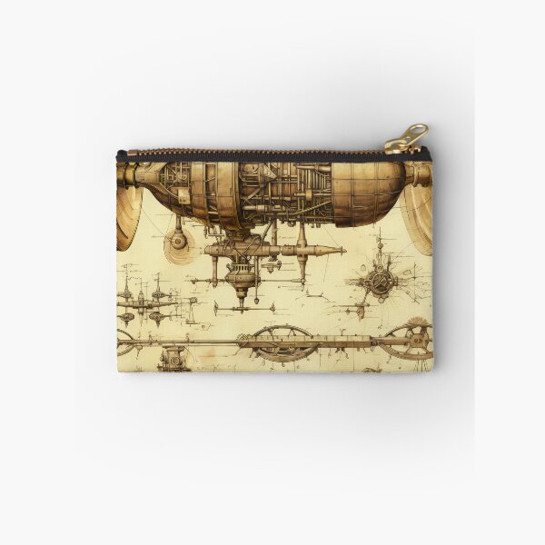 Item preview, Steampunk Drawing Ancient Manuscript designed and sold by BrandonArtWorld.